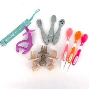 Munchkin Olababy PandaEar Baby Utensil Bundle Mombella Teether & Clip 11pc Set